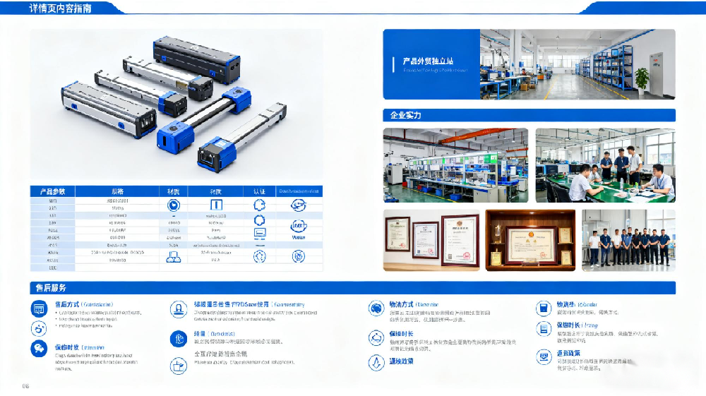 B2B外貿獨立站產品詳情頁應該放什么？