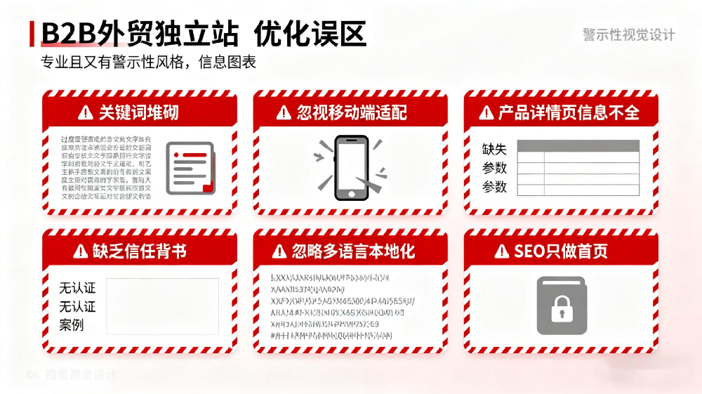 B2B外貿獨立站有哪些常見的優化誤區？